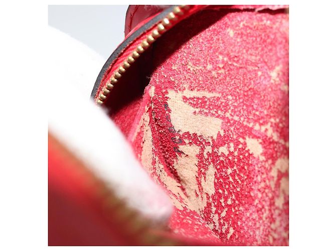 LOUIS VUITTON Epi Dauphine PM Pochette Rosso Castilian M48447 LV Auth 177655 - vista 12