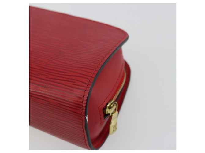 LOUIS VUITTON Epi Dauphine PM Pochette Rosso Castilian M48447 LV Auth 177655 - vista 15