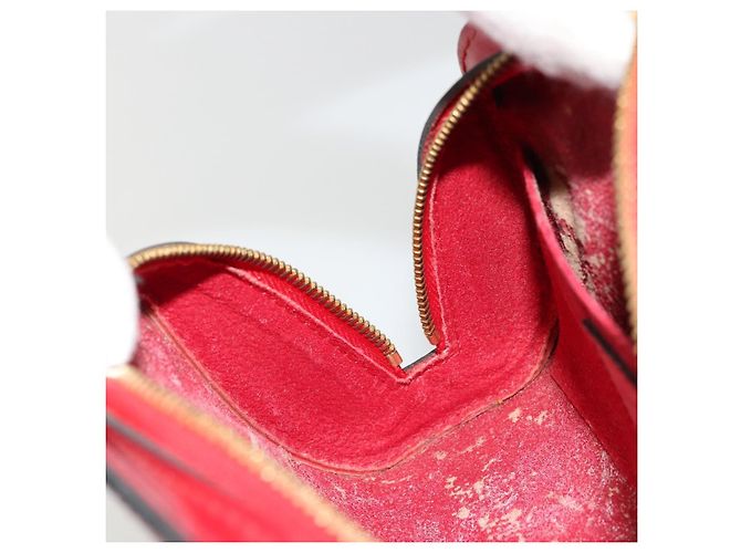 LOUIS VUITTON Epi Dauphine PM Pochette Rosso Castilian M48447 LV Auth 177655 - vista 18