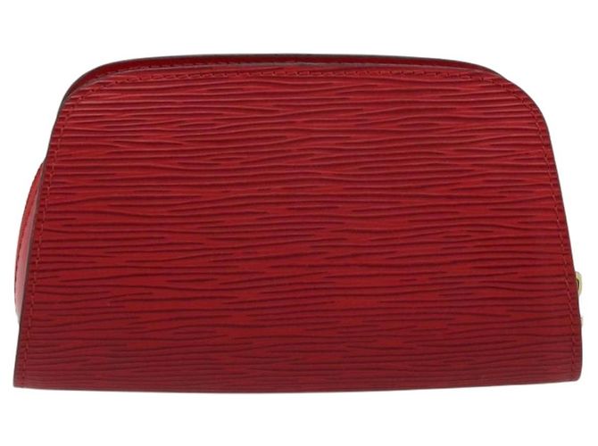 LOUIS VUITTON Epi Dauphine PM Pochette Rosso Castilian M48447 LV Auth 177655 - vista 2