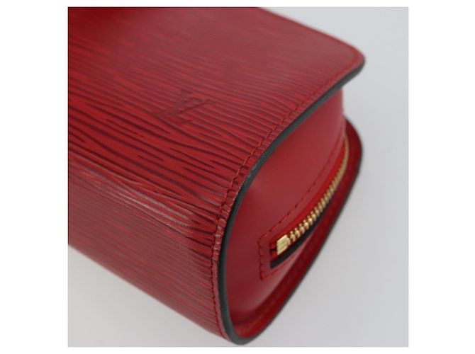 LOUIS VUITTON Epi Dauphine PM Pochette Rosso Castilian M48447 LV Auth 177655 - vista 7