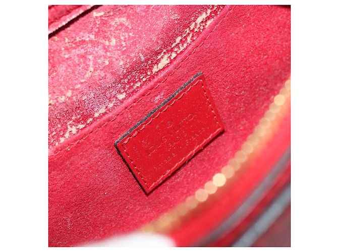 LOUIS VUITTON Epi Dauphine PM Pochette Rosso Castilian M48447 LV Auth 177655 - vista 9