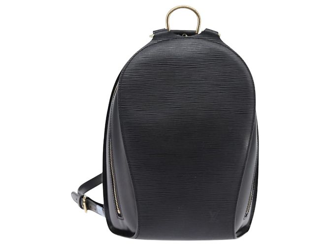 Zaino LOUIS VUITTON Epi Mabillon Nero M52232 LV Auth 145188 - vista 13