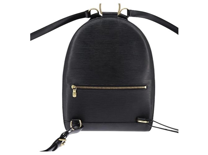 Zaino LOUIS VUITTON Epi Mabillon Nero M52232 LV Auth 145188 - vista 2