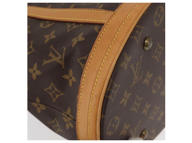 LOUIS VUITTON Borsa a Spalla Monogram Bucket GM M42236 LV Auth bs34568 Monogramma - vista 14