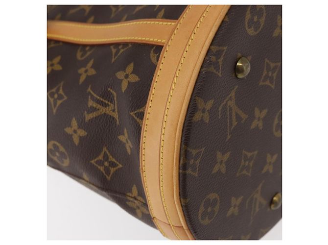 LOUIS VUITTON Borsa a Spalla Monogram Bucket GM M42236 LV Auth bs34568 Monogramma - vista 16