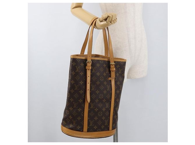 LOUIS VUITTON Borsa a Spalla Monogram Bucket GM M42236 LV Auth bs34568 Monogramma - vista 22