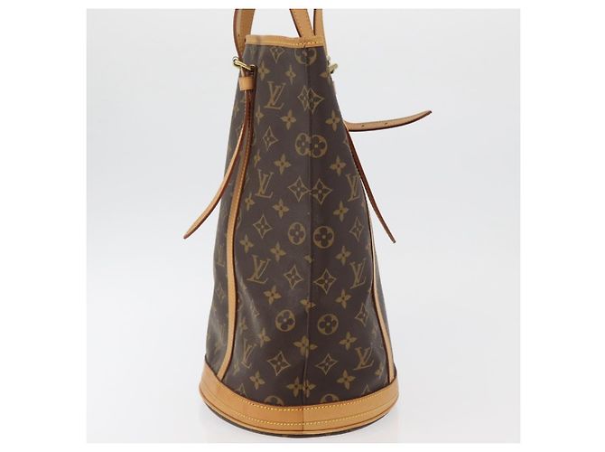 LOUIS VUITTON Borsa a Spalla Monogram Bucket GM M42236 LV Auth bs34568 Monogramma - vista 3