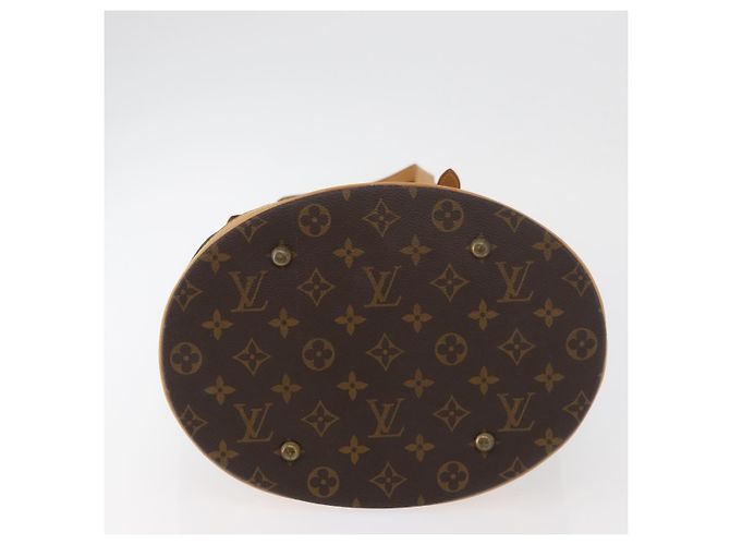 LOUIS VUITTON Borsa a Spalla Monogram Bucket GM M42236 LV Auth bs34568 Monogramma - vista 5