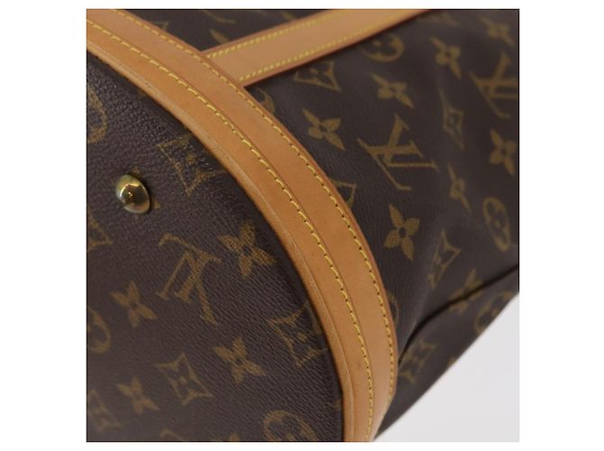 LOUIS VUITTON Borsa a Spalla Monogram Bucket GM M42236 LV Auth bs34568 Monogramma - vista 9