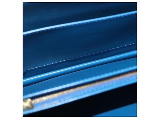 Borsa a Spalla LOUIS VUITTON Epi Capuchin Blu M52345 LV Auth 178487 - vista 10