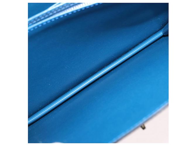 Borsa a Spalla LOUIS VUITTON Epi Capuchin Blu M52345 LV Auth 178487 - vista 21
