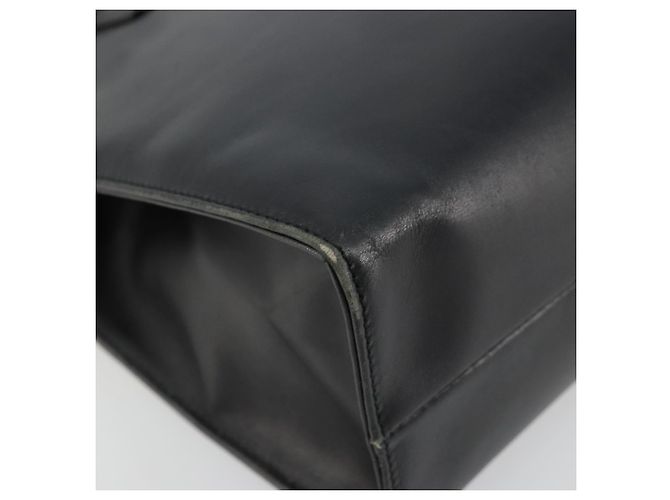 Borsa GUCCI in pelle nera e oro 000 2058 0569 0 Auth bs34553 Nero D'oro - vista 14