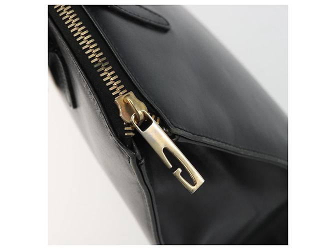 Borsa GUCCI in pelle nera e oro 000 2058 0569 0 Auth bs34553 Nero D'oro - vista 17