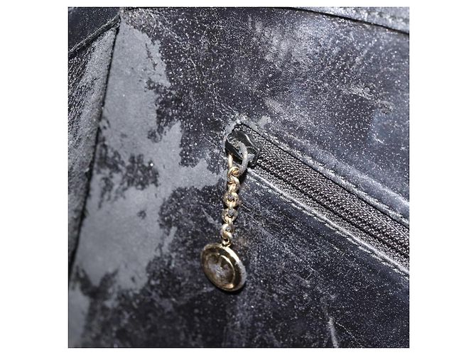 Borsa GUCCI in pelle nera e oro 000 2058 0569 0 Auth bs34553 Nero D'oro - vista 20