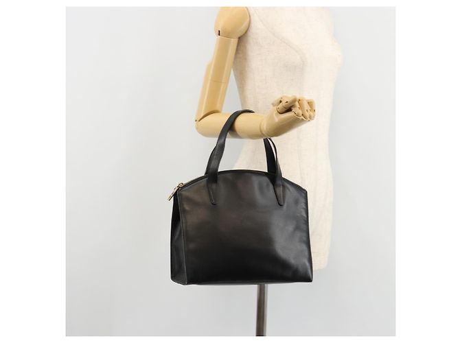 Borsa GUCCI in pelle nera e oro 000 2058 0569 0 Auth bs34553 Nero D'oro - vista 22