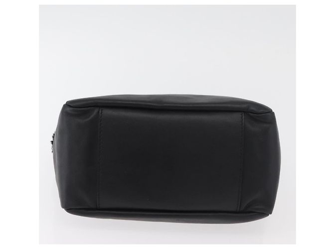 Borsa Salvatore Ferragamo Vala in pelle nera e oro Auth ka4181A Nero D'oro - vista 5