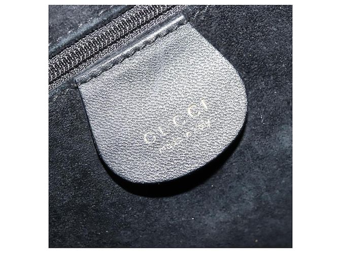 Borsa GUCCI in pelle nera e oro 002 0347 200110 Auth 178003A Nero D'oro - vista 18