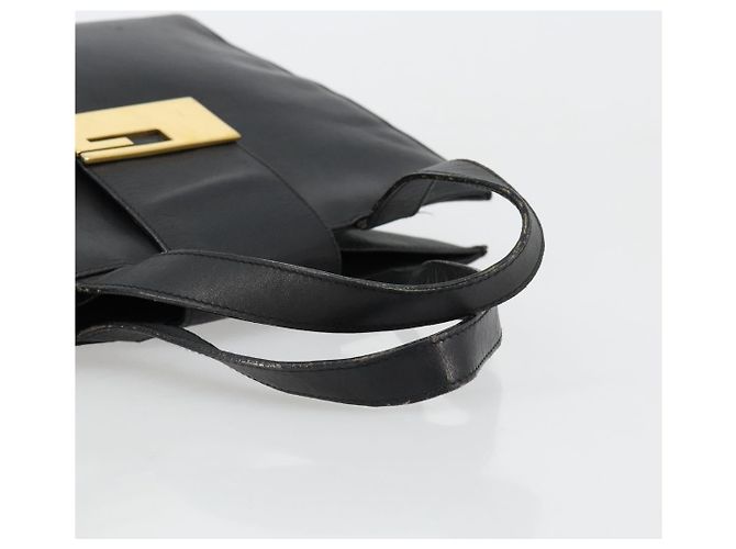 Borsa GUCCI in pelle nera e oro 002 0347 200110 Auth 178003A Nero D'oro - vista 7