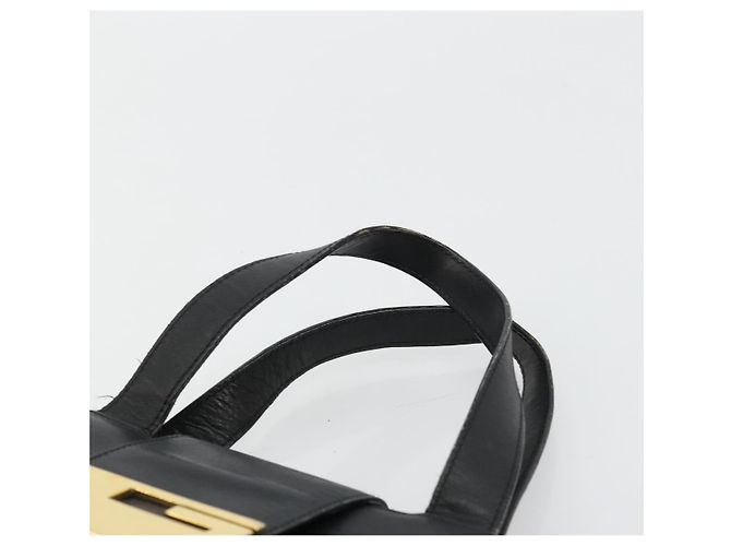 Borsa GUCCI in pelle nera e oro 002 0347 200110 Auth 178003A Nero D'oro - vista 8