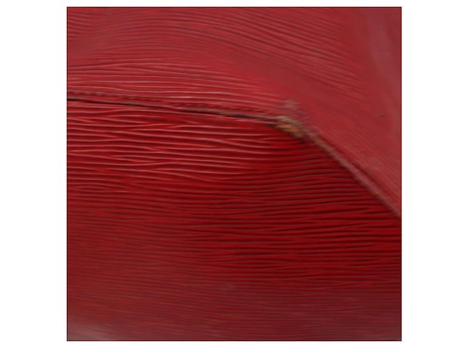 LOUIS VUITTON Epi Sac Depaule GM Borsa a Spalla Rossa M80197 LV Auth 177430 Rosso - vista 15