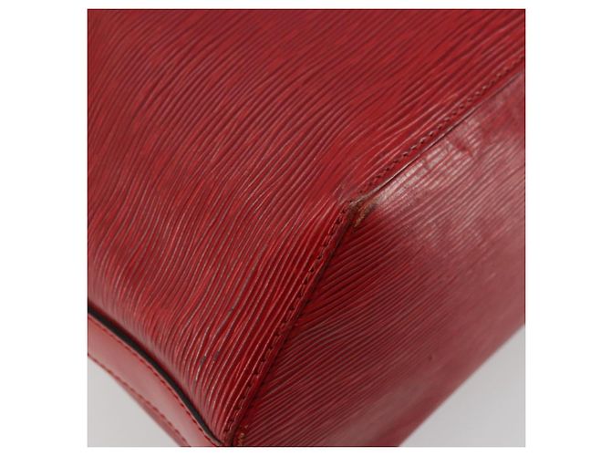 LOUIS VUITTON Epi Sac Depaule GM Borsa a Spalla Rossa M80197 LV Auth 177430 Rosso - vista 17