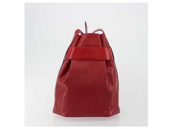 LOUIS VUITTON Epi Sac Depaule GM Borsa a Spalla Rossa M80197 LV Auth 177430 Rosso - vista 2