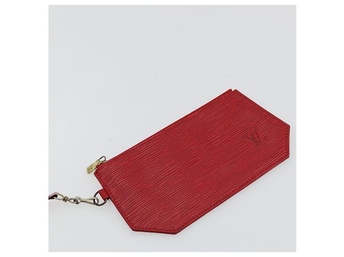 LOUIS VUITTON Epi Sac Depaule GM Borsa a Spalla Rossa M80197 LV Auth 177430 Rosso - vista 20