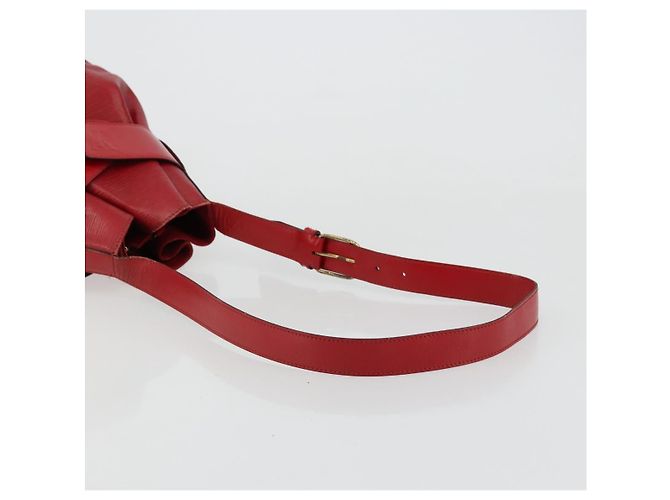 LOUIS VUITTON Epi Sac Depaule GM Borsa a Spalla Rossa M80197 LV Auth 177430 Rosso - vista 7