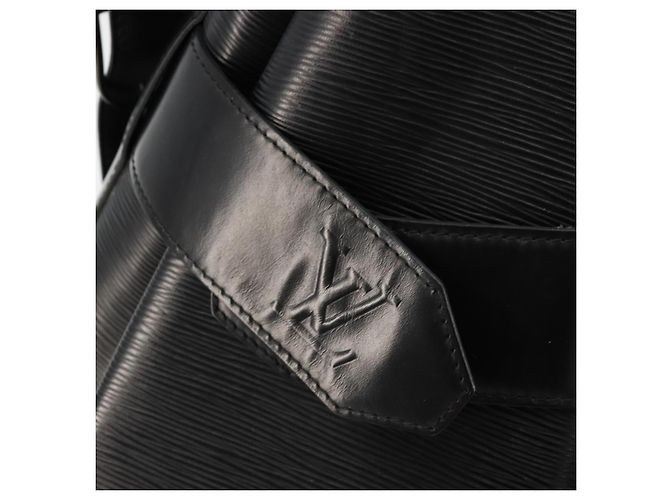 LOUIS VUITTON Epi Sac Depaule GM Borsa a Spalla Nera M80155 LV Auth ep14032 Nero - vista 10