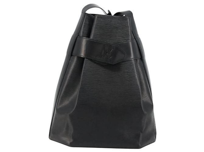 LOUIS VUITTON Epi Sac Depaule GM Borsa a Spalla Nera M80155 LV Auth ep14032 Nero - vista 13