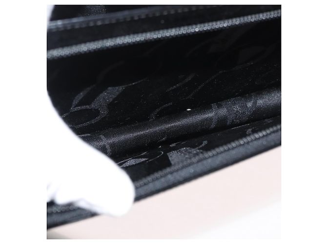 Borsa a Spalla Salvatore Ferragamo Gancini in Pelle Vernice Nera Argento Auth 178485 Nero - vista 23