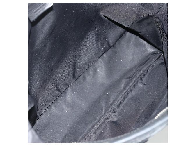 Borsa a Spalla GUCCI GG Canvas Guccissima Pelle Nera Argento 322080 Auth 178212 Nero - vista 16