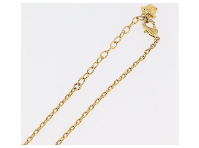 Collana VERSACE metallica Gold Tone Auth bs34900A - vista 12