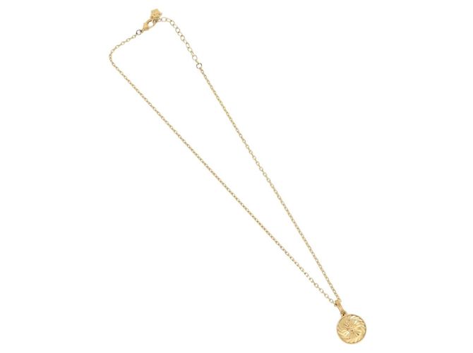 Collana VERSACE metallica Gold Tone Auth bs34900A - vista 2