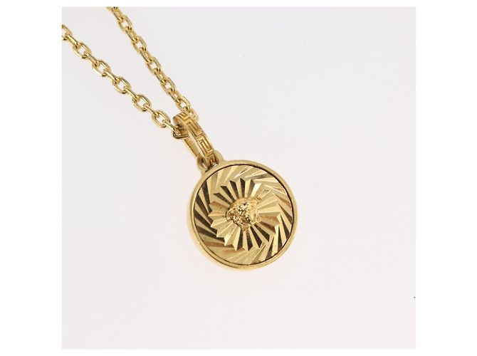 Collana VERSACE metallica Gold Tone Auth bs34900A - vista 3