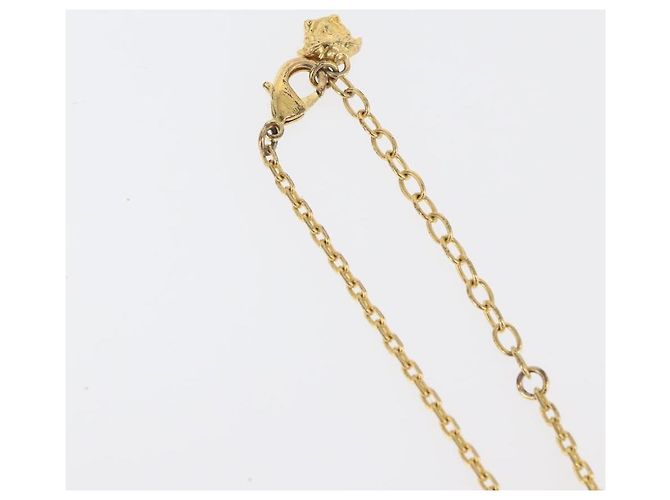 Collana VERSACE metallica Gold Tone Auth bs34900A - vista 7