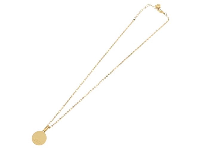 Collana VERSACE metallica Gold Tone Auth bs34900A - vista 8