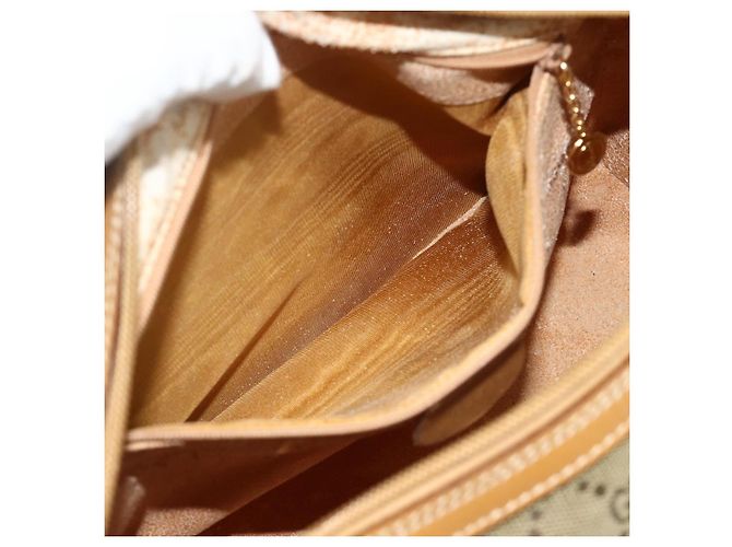 GUCCI GG Canvas Handtasche 2way Beige Gold 000 2854 0281 Auth 177485 Golden - Ansicht 22