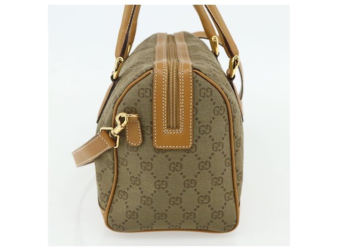 GUCCI GG Canvas Handtasche 2way Beige Gold 000 2854 0281 Auth 177485 Golden - Ansicht 5