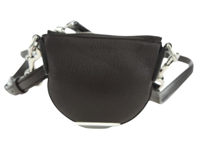 Pochette à bandoulière GUCCI Web Sherry Line en cuir noir avec détails argentés 821831 Auth 171234A - vue 2