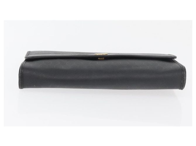 Borsa a Spalla Christian Dior in Tela Honeycomb PVC Nero Oro Auth 177041 - vista 10