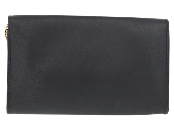 Borsa a Spalla Christian Dior in Tela Honeycomb PVC Nero Oro Auth 177041 - vista 4
