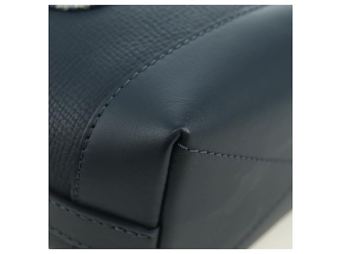 LOUIS VUITTON Monogram Denim Drip Japanese Cruiser Bag Blue M45970 Auth 177977SM - vista 16