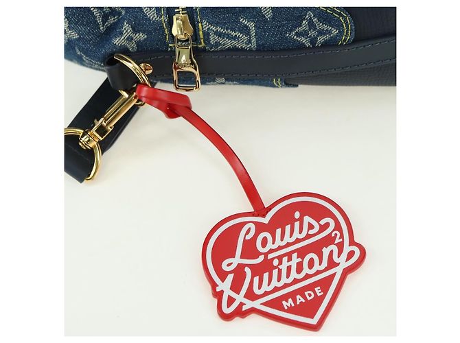 LOUIS VUITTON Monogram Denim Drip Japanese Cruiser Bag Blue M45970 Auth 177977SM - vista 18