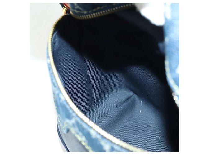 LOUIS VUITTON Monogram Denim Drip Japanese Cruiser Bag Blue M45970 Auth 177977SM - vista 21