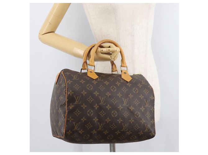 LOUIS VUITTON Borsa Monogram Speedy 30 M41526 LV Auth 175538A Monogramma - vista 22