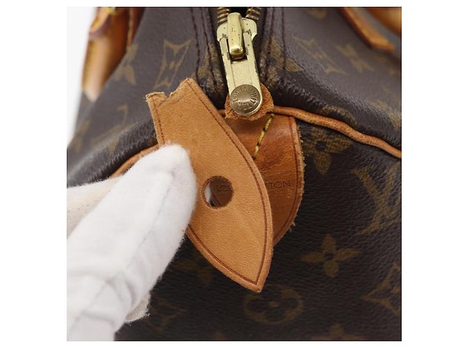 LOUIS VUITTON Borsa Monogram Speedy 30 M41526 LV Auth 175538A Monogramma - vista 9