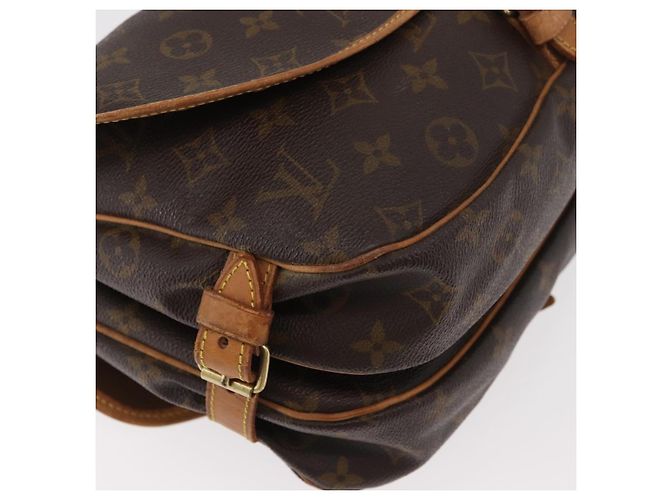 LOUIS VUITTON Borsa a Spalla Monogram Saumur 30 M42256 LV Auth am11407A Monogramma - vista 16