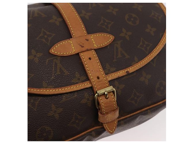 LOUIS VUITTON Borsa a Spalla Monogram Saumur 30 M42256 LV Auth am11407A Monogramma - vista 18